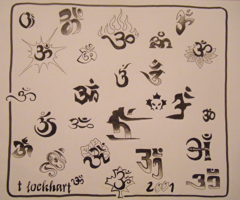 om tattoo designs